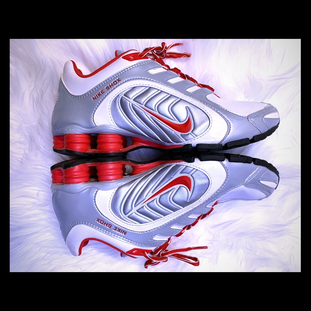 Nike Shox White / Silver / Red women’s size US 8.5